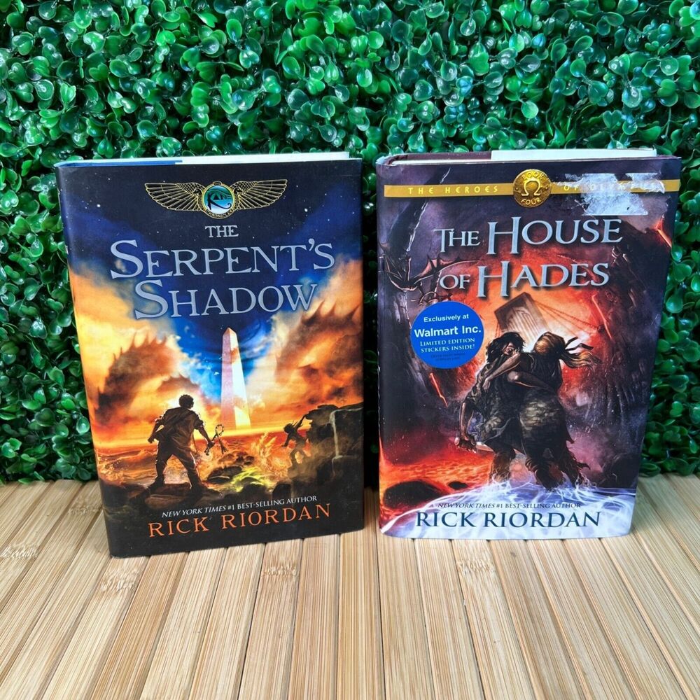Book Bundle Kane Chronicles 3 The House of Hades Heroes of Olympus 4